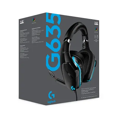Навушники Logitech G635 Gaming Headset USB (981-000750) - фото 9