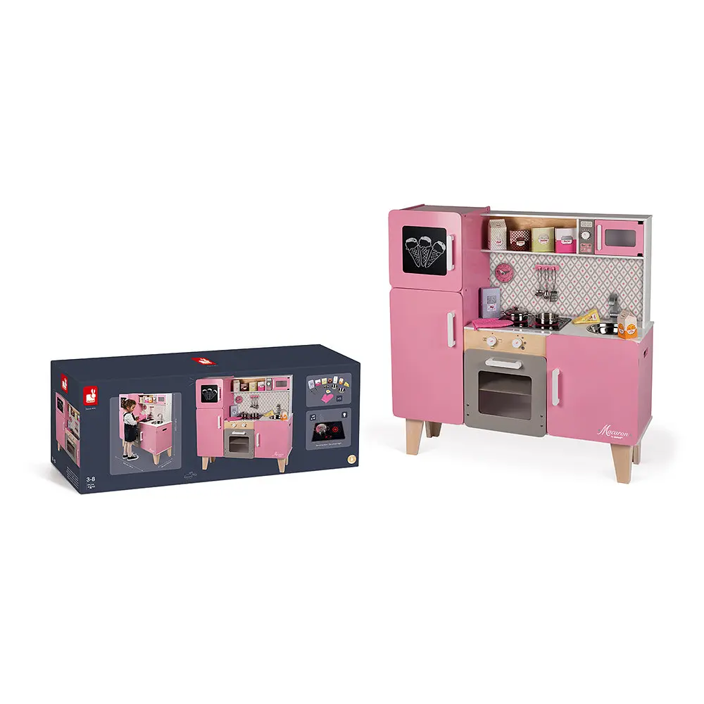 Игровой набор Кухня Macaron розовый Janod det0018468 - фото 2