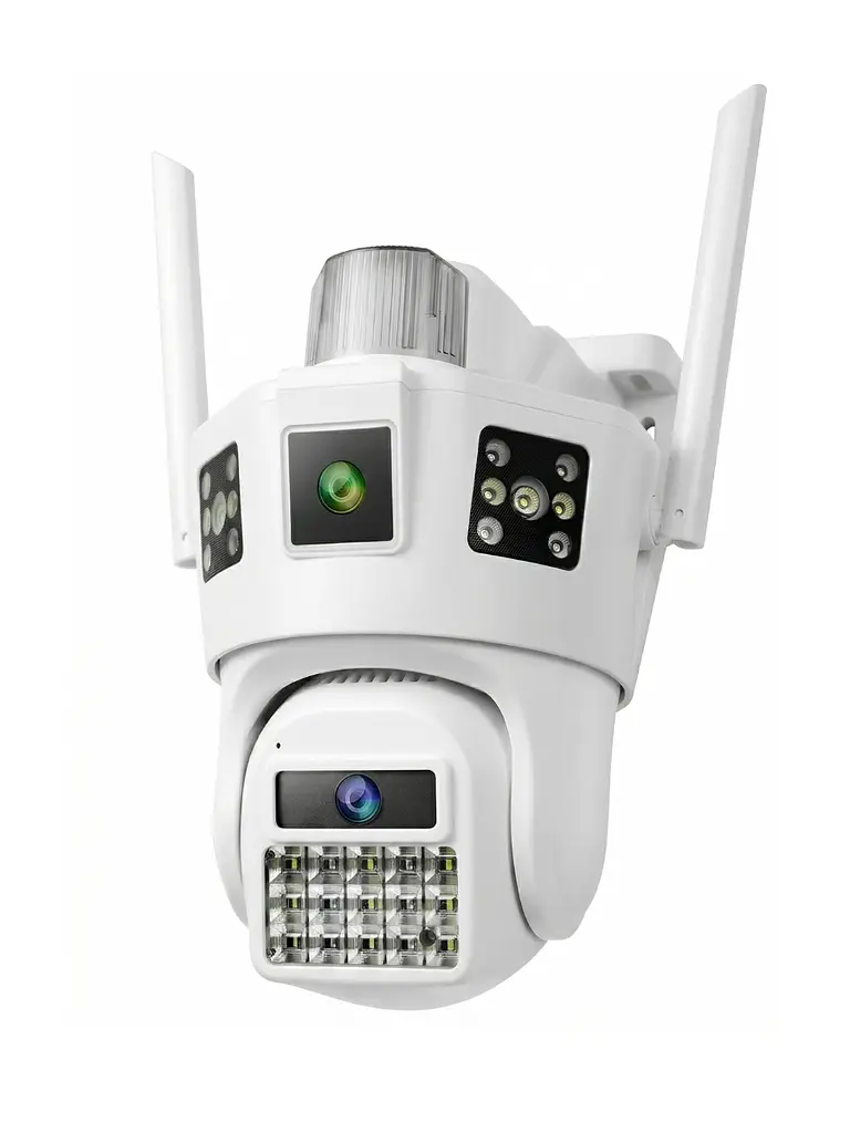 Інтелектуальна IP-камера Wi-Fi HD, IP-66, для зовнішнього та внутрішнього відеоспостереження, поворотна, з Wi-Fi, мікрофоном,