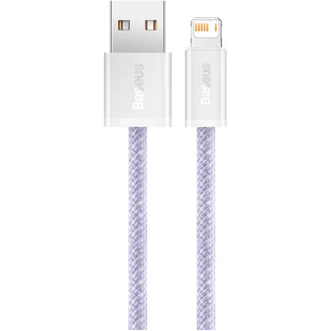 Кабель Baseus Dynamic 2 Series Fast Charging Cable USB to Lightning 2.4A 1m CALD040005 Purple - фото 2