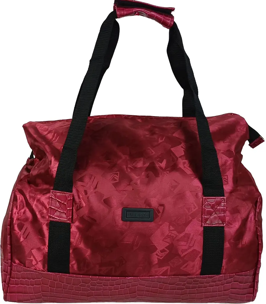 Сумка дорожня саквояж Wallaby 25 л 48×30×20 см Бордова - фото 2