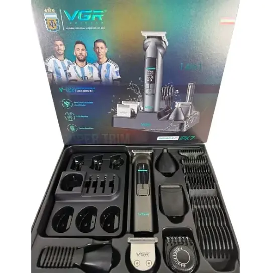Професійний набір для догляду за волоссям VGR V-096 14-в-1 Grooming Kit for Men - фото 5