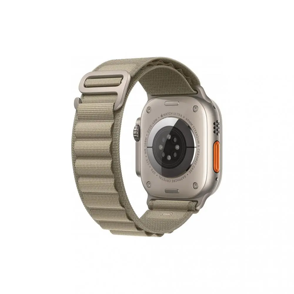 Смарт-часы Apple Watch Ultra 2 GPS + Cellular 49мм Titanium Case with Olive Alpine Loop - Small (MREX3/MRFH3) - фото 3