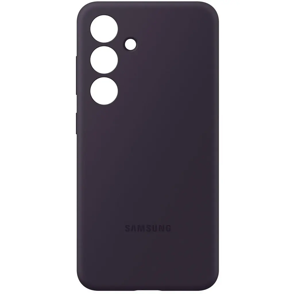Чохол-накладка Samsung Silicone Cover для Samsung Galaxy S24 SM-S921 Dark Violet (EF-PS921TEEGWW) - фото 4