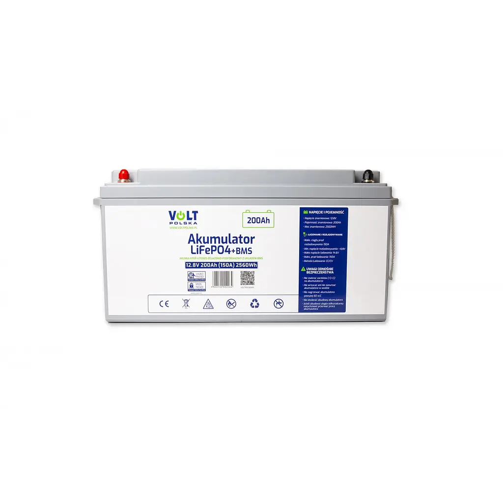 Акумуляторна батарея Volt Polska LiFePO4 12.8V 200 Ah 150А + BMS - фото 2