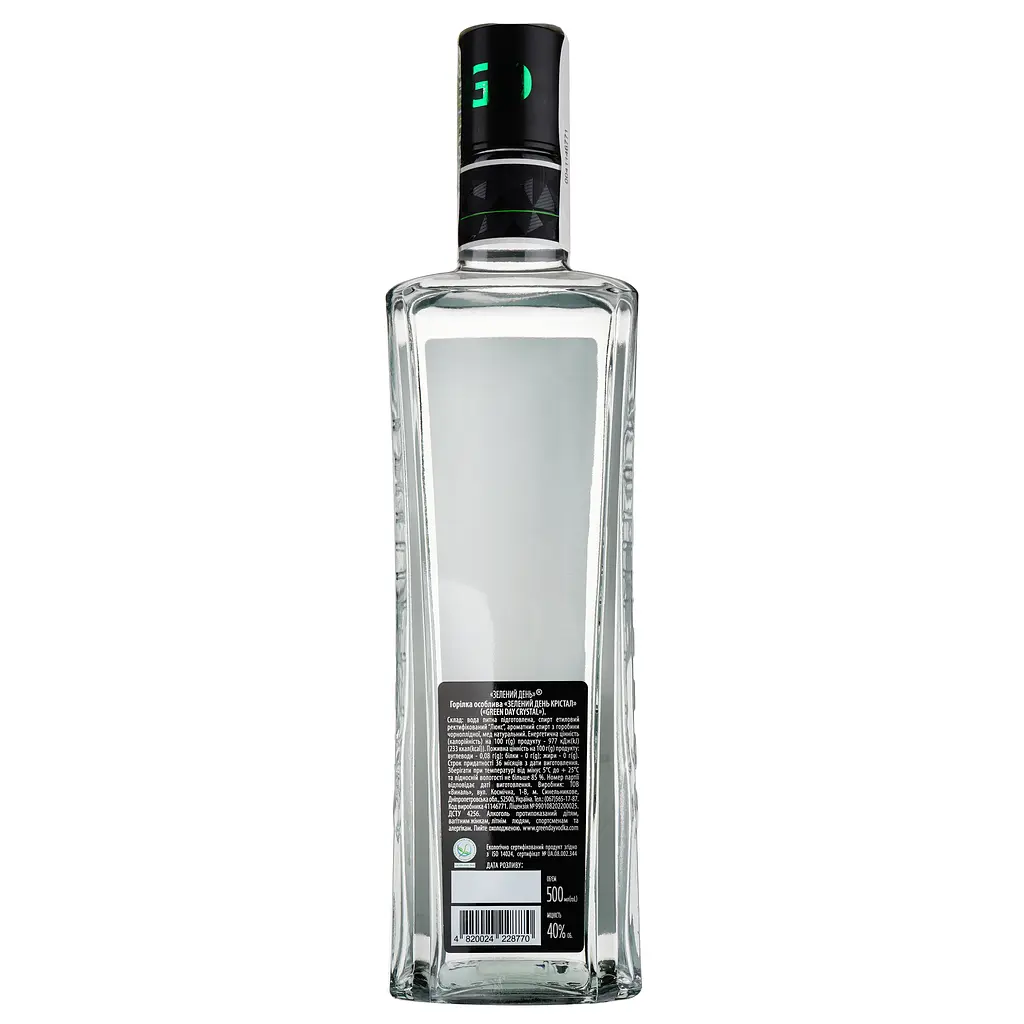 Водка Green Day Crystal 40% 0.5 л  - фото 2