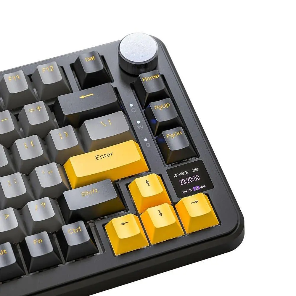 Клавіатура Attack Shark X85 Pro RGB Linear Blueberry Switch Wireless (AS-6972792470368-SB-UA) Starry Black (G-000003591) - фото 6