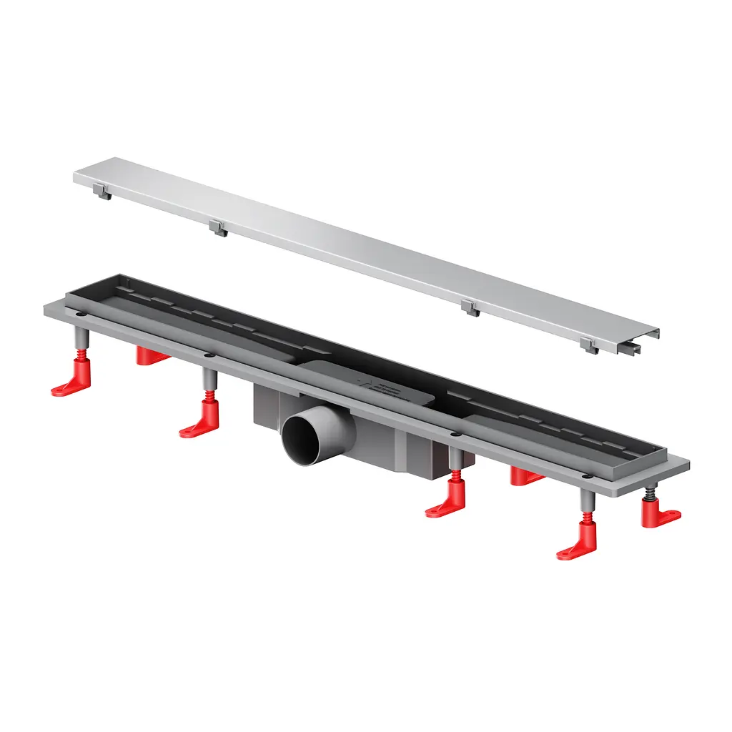 Трап для душу лінійний AM.PM Primeflow Tile 700 мм, універсальний затвор, хром (W02SC-U11-070-04SB) - фото 8