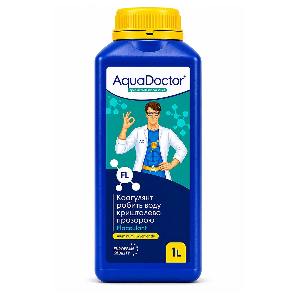 Коагулянт для басейну AquaDoctor FL 1 л рідкий 88499