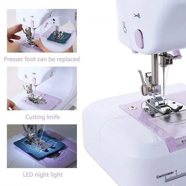 Швейна машинка 12 в 1 портативна багатофункціональна SEWING MACHINE 505 - фото 3