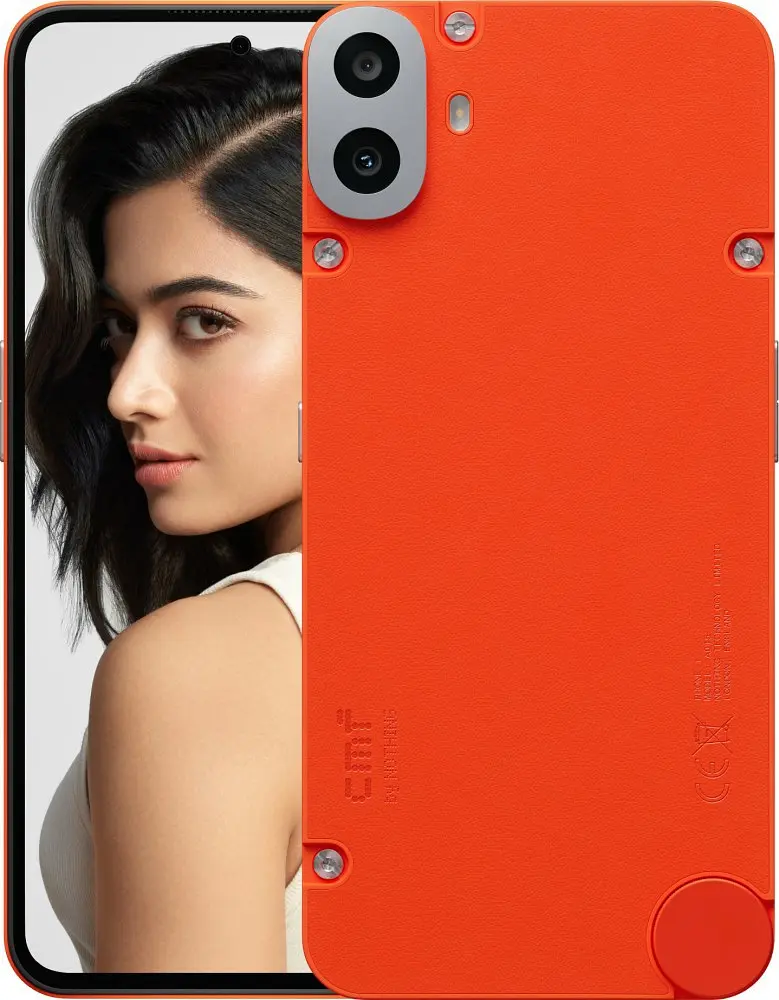 Смартфон Nothing Phone (1) 8/128Gb Orange (Global Version) - фото 2