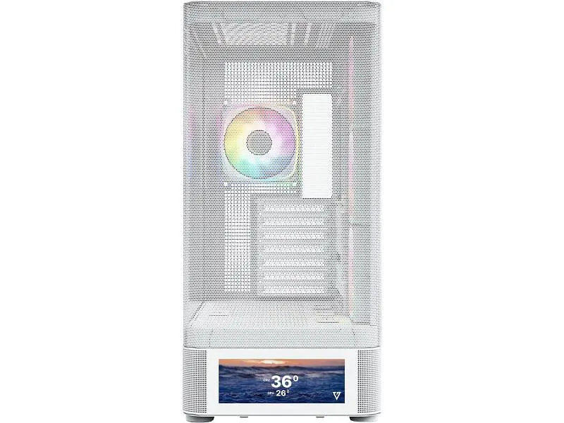 Корпус MODECOM VOLCANO AQ500 ARGB MIDI WHITE (MC-A-AQ500-4FA-W) - фото 4