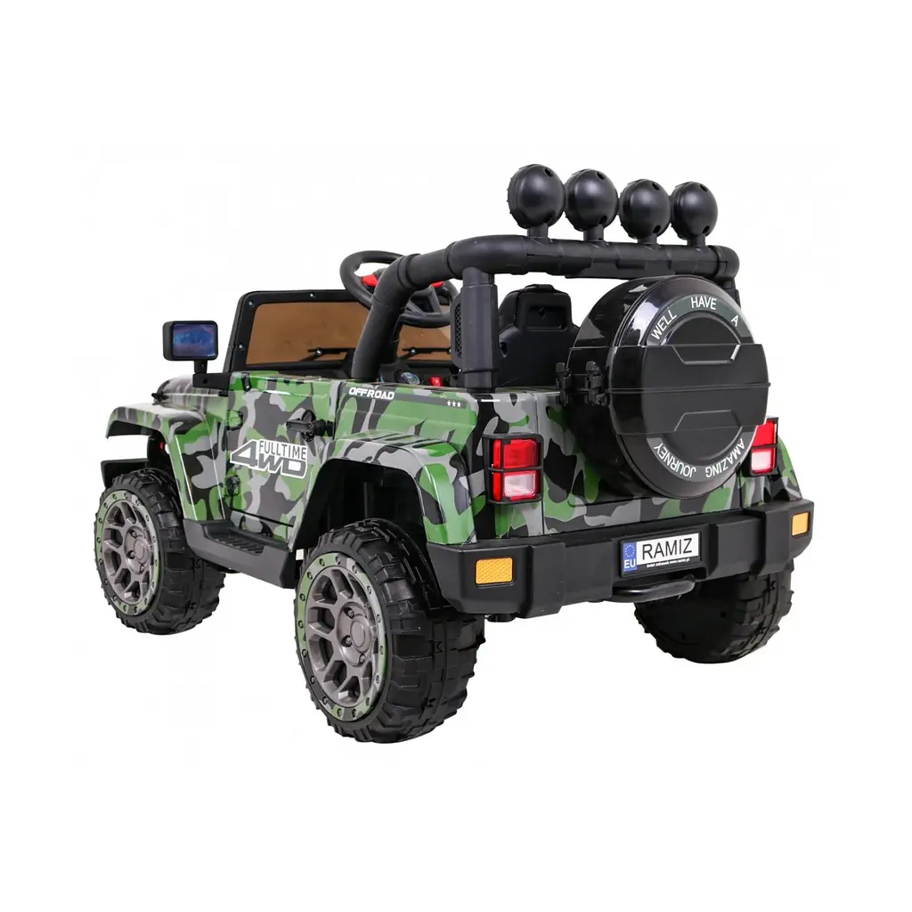 Електромобіль Ramiz Full Time 4WD Audio LED 12 В,чорний (PA.BRD-7588.CZ) - фото 14