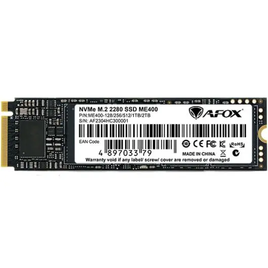 SSD 1Tb AFox ME400 M.2 2280 PCIe NVMe Gen 4x4 3D TLC NAND, Retail (ME400-1024GQN) - фото 2