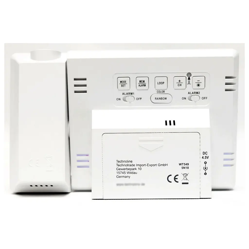 Годинник проекційний Technoline WT549 White (WT549) - фото 8