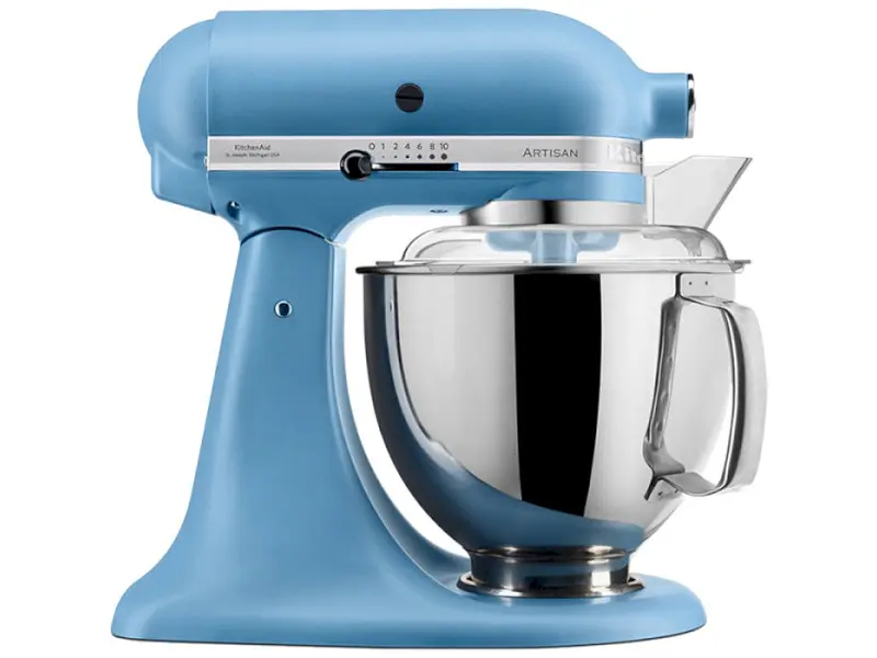 Кухонна машина KitchenAid Artisan 5KSM175PSEVB з відкидним блоком 4.8 л блакитна