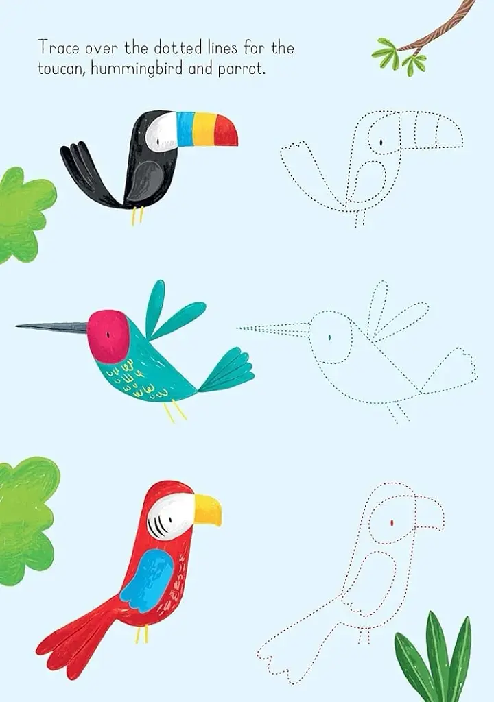 Animals to Copy and Trace. Little Wipe-Clean - фото 8