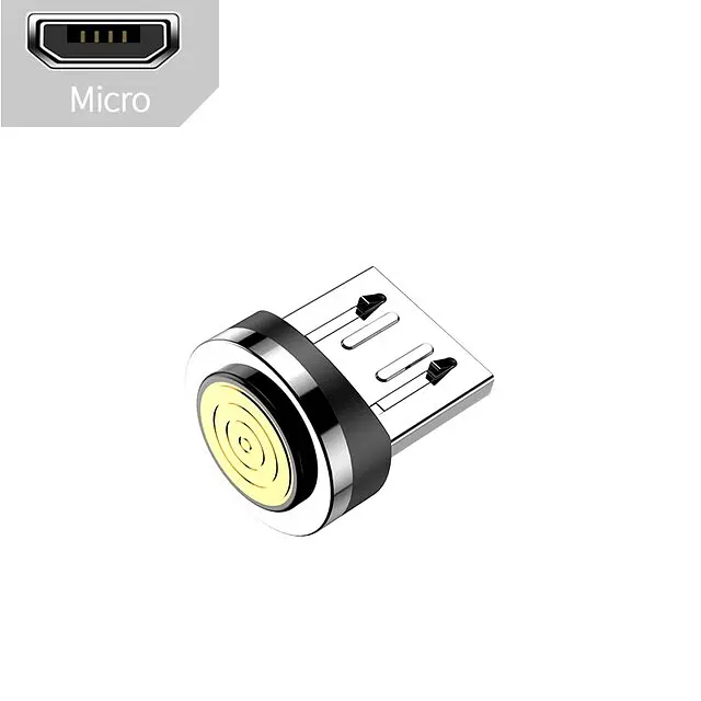 Магнітний конектор для кабелю Elough 7 Contact 3 A Micro USB