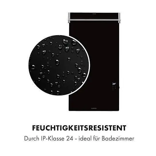 Инфракрасный обогреватель для ванной комнаты Klarstein Hot Spot Crystal Spotless Smart (10035065) - фото 5