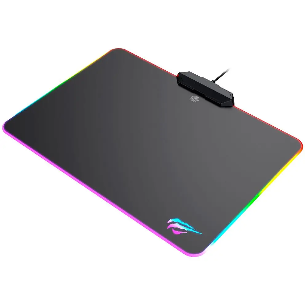 Коврик для мыши Havit HV-MP909 с RGB подсветкой черный (HV-MP909) - фото 4
