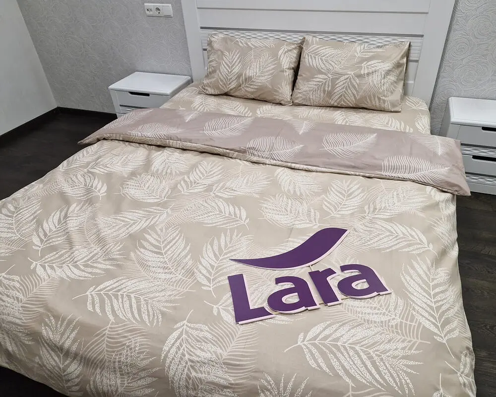 Постільна білизна LARA бязь d11365s сімейна 2х150х220 см - фото 2