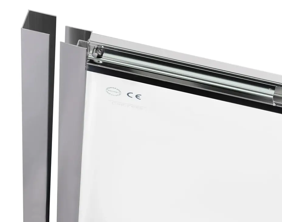 Душові двері в нішу Qtap Taurus CRM209-1.C6 90-100x200 см, скло Clear 6 мм, покриття CalcLess (TAUCRM2091C6) - фото 3