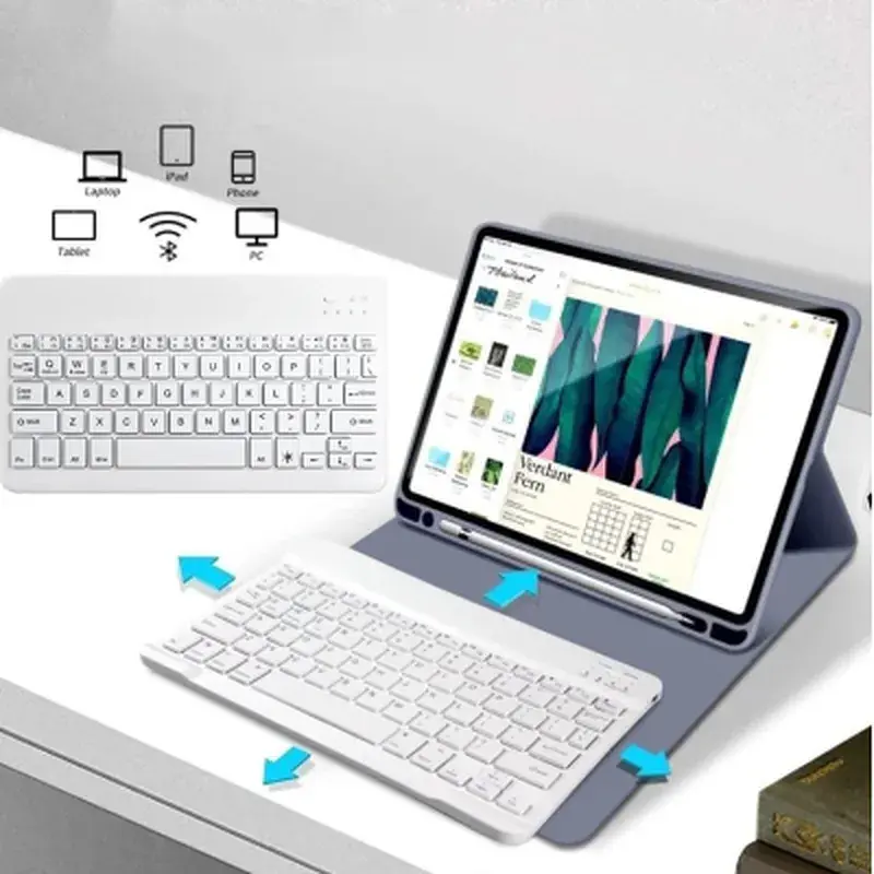 Чохол до планшета BeCover with keyboard Apple iPad Mini 6 2021 Purple (712991) - фото 4