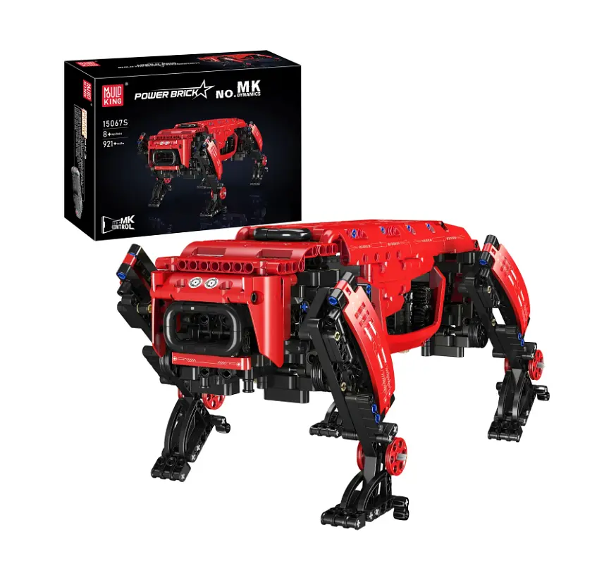Конструктор дитячий на радіокеруванні Mould King Робот-Пес 921 деталь  - фото 10