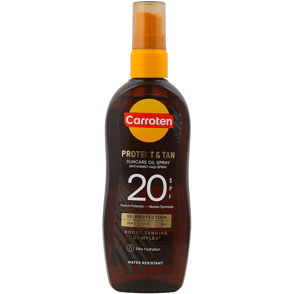 Олія-спрей для інтенсивної засмаги Carroten Protect & Tan SPF 20 150 мл - фото 5