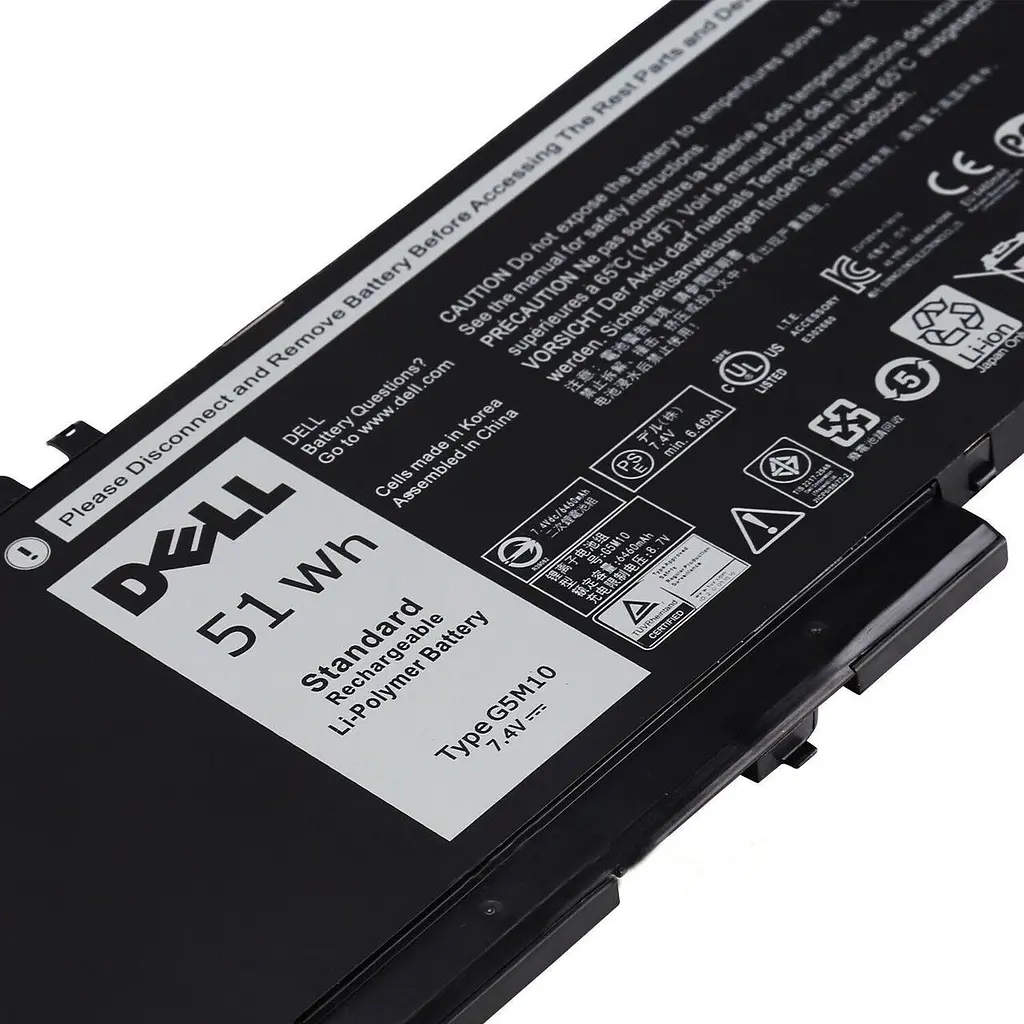 Акумулятор для ноутбука Dell Latitude E5250, E5450, E5550 (G5M10 7.4V 51Wh) - фото 2