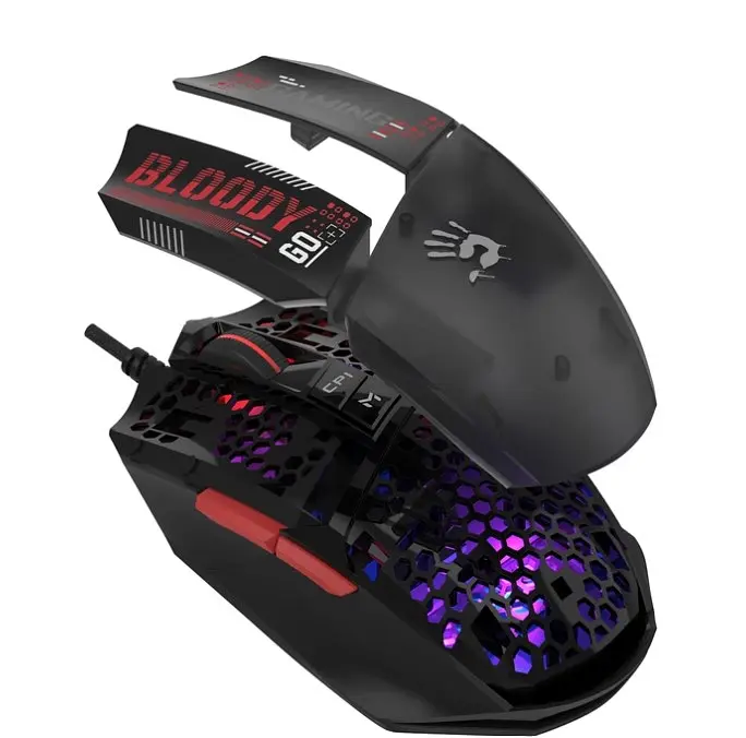 Миша ігрова A4Tech Bloody W60 Max Mini USB Black - фото 9
