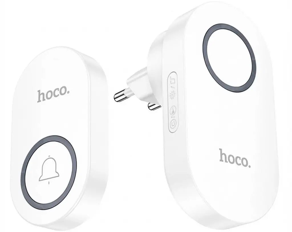 Бездротовий дверний дзвінок Hoco HI25 на вхідні двері - White - фото 4