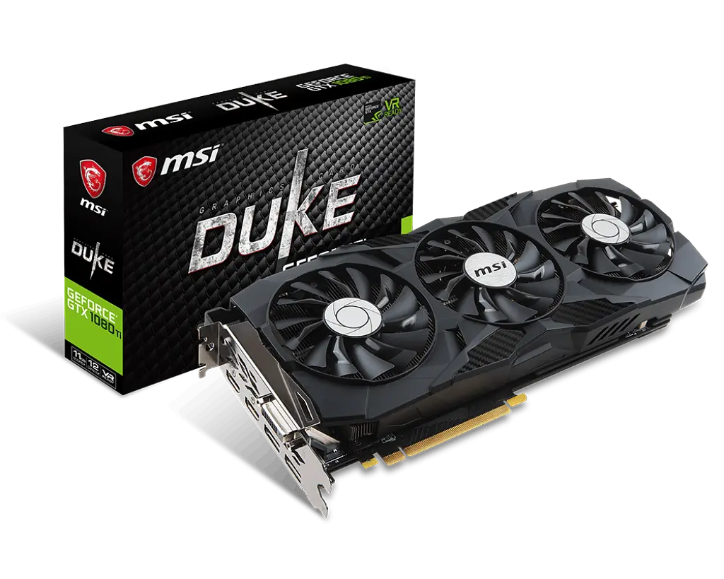 Відеокарта GeForce GTX 1080 Ti 11GB MSI OC (GTX 1080 TI DUKE 11G OC) Б/В - фото 3