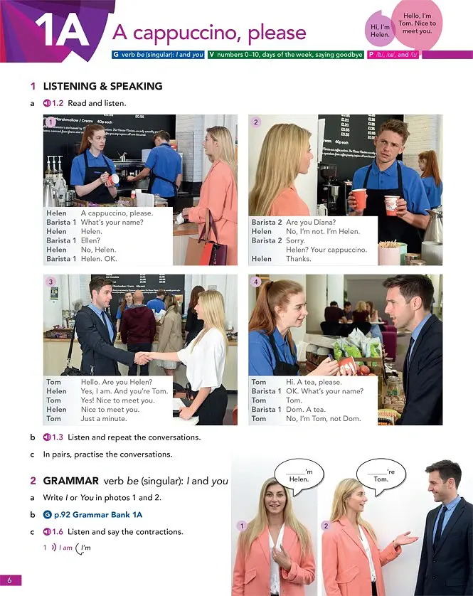 English File (4th Edition) Beginner Student's Book with Online Practice - Клайв Оксенден - фото 4