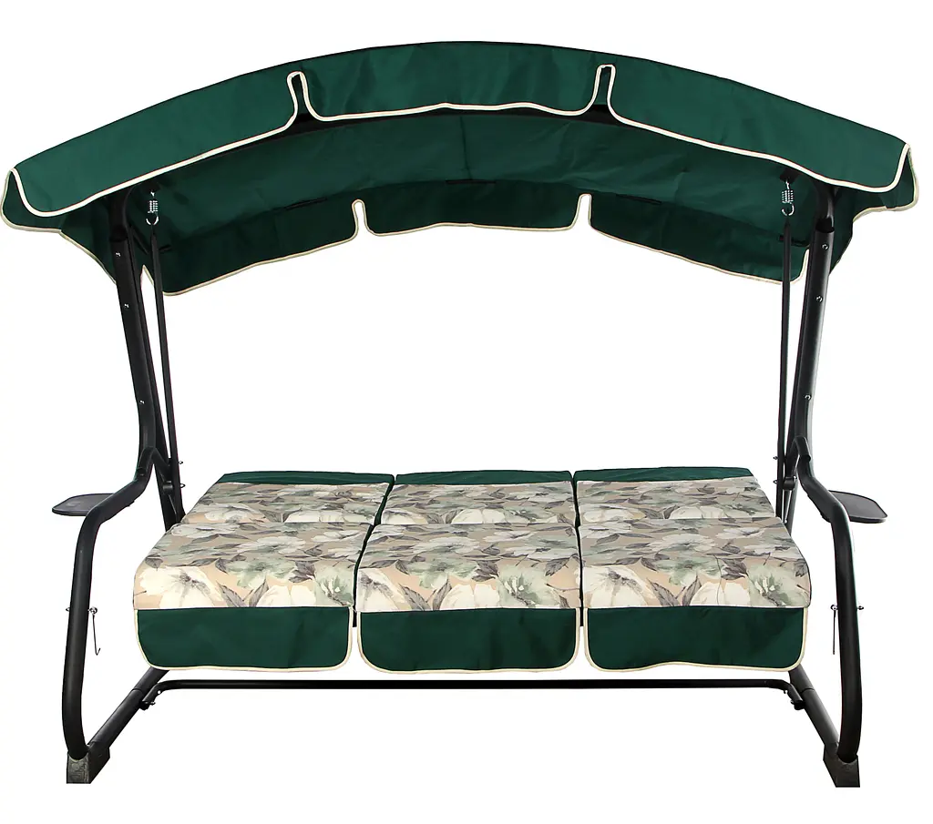 Садовая диван-качалка Ost-Fran Barcelona лонета Меджик Аква/тексилк 2426 - фото 5