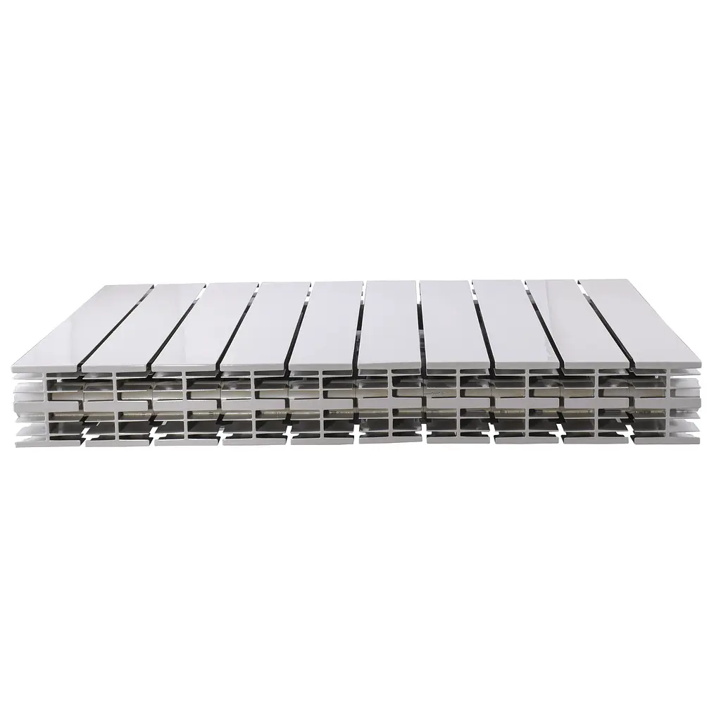 Радиатор биметаллический секционный Queen Therm 500/100 Universal (кратно 10), Белый - фото 10