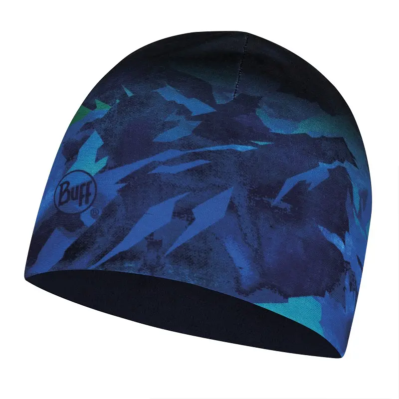 Шапка BUFF Junior Microfiber & Polar hat high mountain blue Темно-синий - фото 1