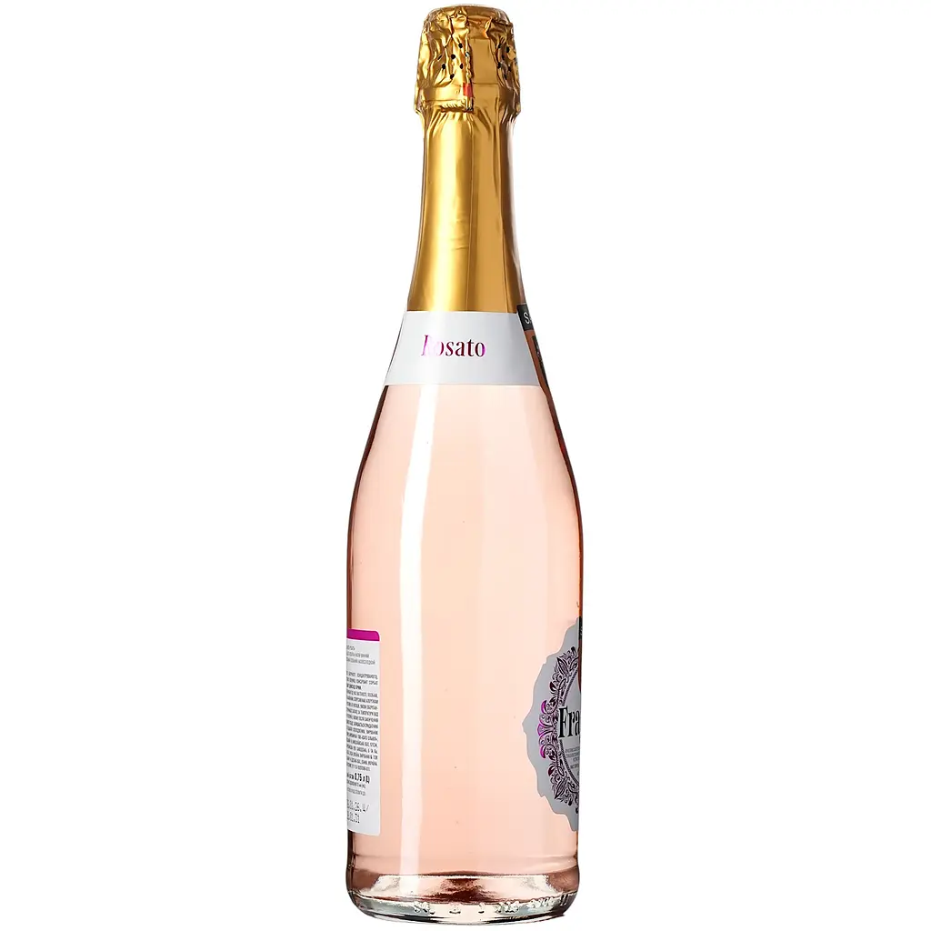 Напій винний Salute Fragolino Rosato слабоалкогольний газований напівсолодкий рожевий 6-6.9% 0.75 л - фото 4
