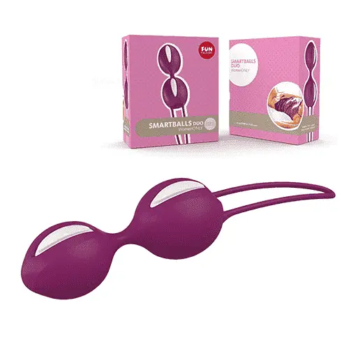 Fun Factory Smartballs Duo вагінальні кульки, 9.5х3.6 см (фіолетовий) Fun Factory FNF34165 98464 - фото 4