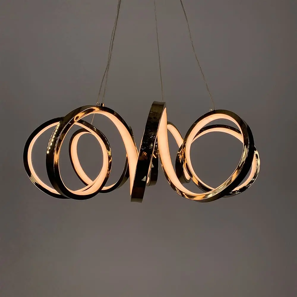 Роскошная золотая люстра MARCELA Ø 70 см Line F | Ст. MJ74-700 TGD - фото 6