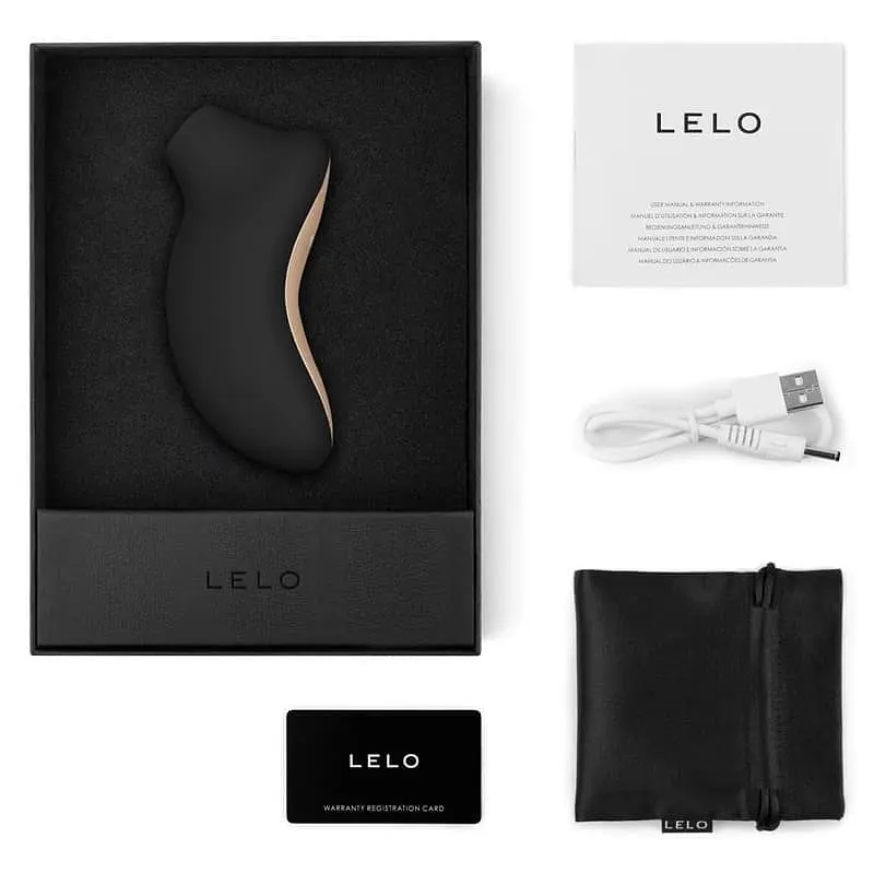 Стимулятор Lelo Sona Безконтактний звуковий клітора, 11.5х5.6 см чорний - фото 4