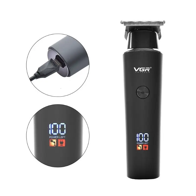Акумуляторний триммер для стрижки волосся VGR V-937 - фото 11