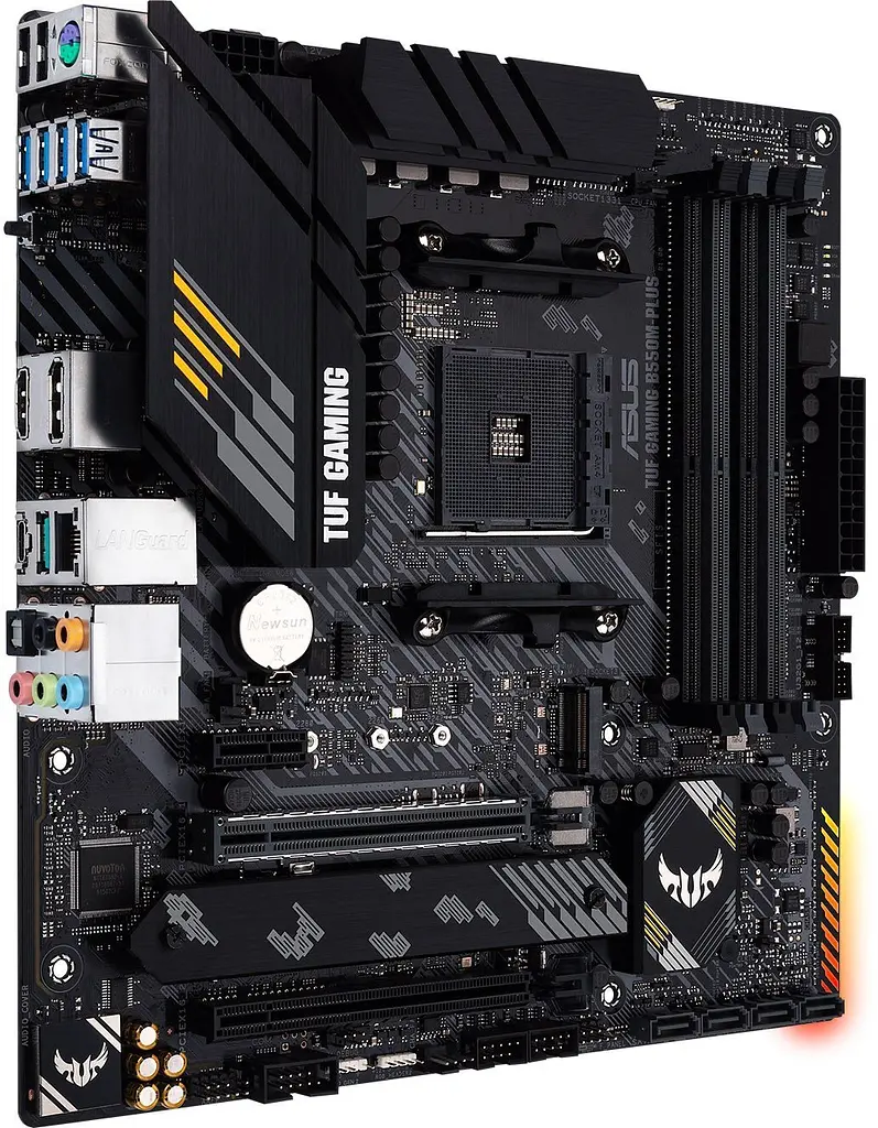 Материнська плата ASUS TUF GAMING B550M-Plus (TUF Gaming B550M-Plus) (Socket AM4, AMD B550, Micro-ATX) - фото 2