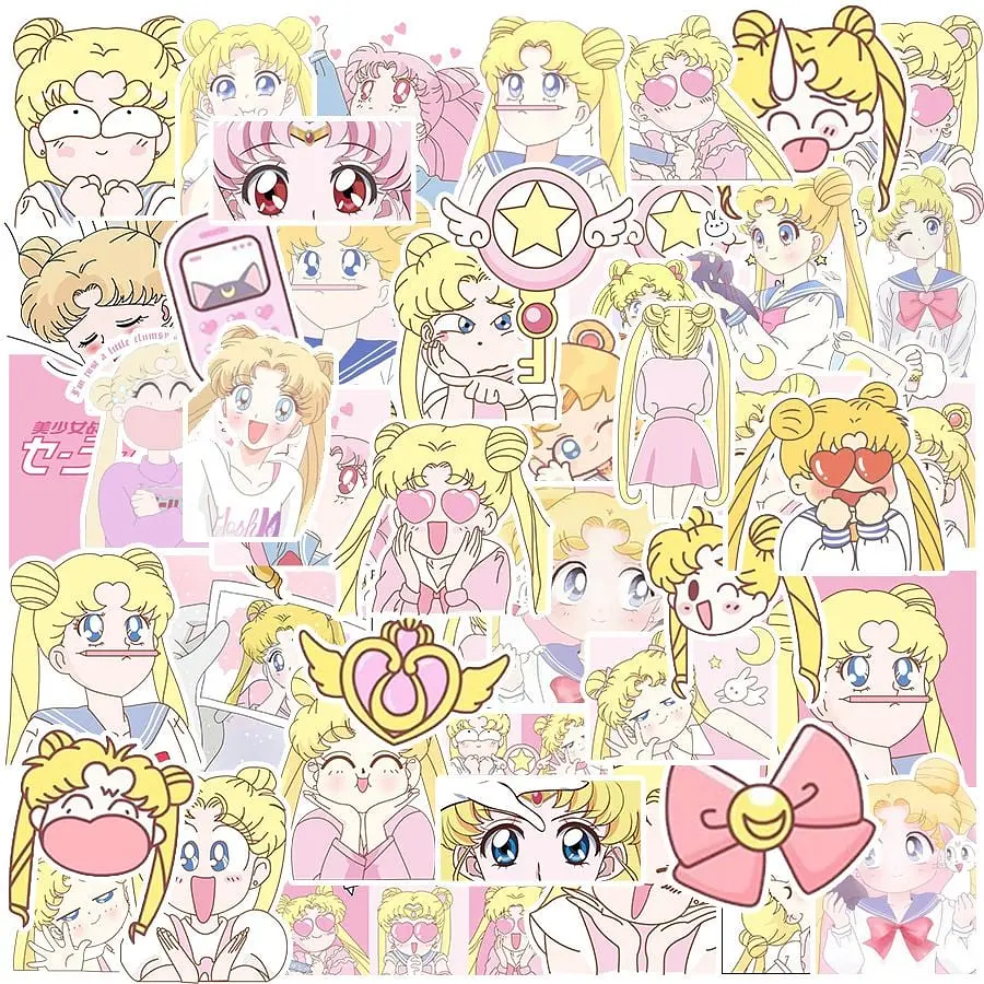 Стикерпак GeekLand Sailor Moon 50 штук - фото 2