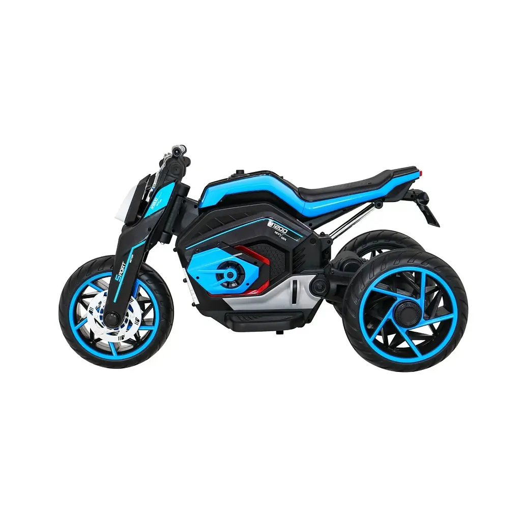 Електромотоцикл триколісний Ramiz Motor Future 12 В, білий (PA.LL8001-A.BIA) - фото 14
