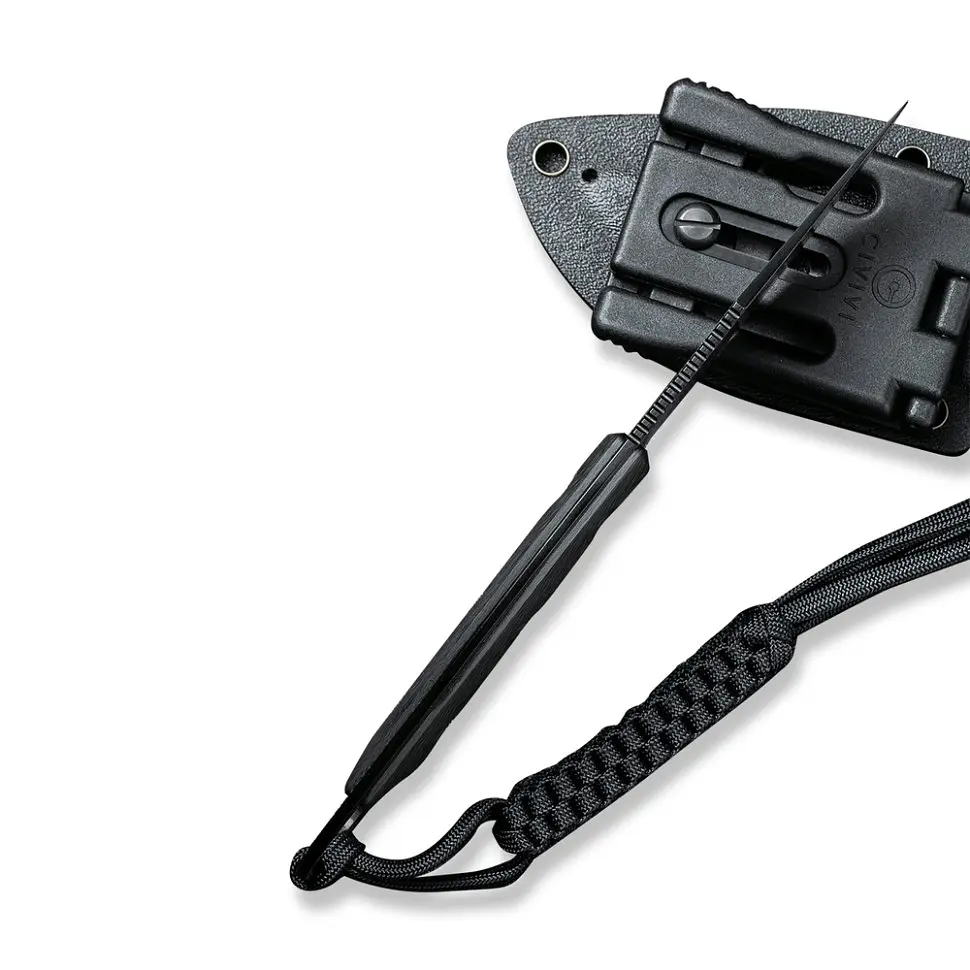 Ніж фіксований тактичний Civivi Midwatch, (8.6 см) N690 / Micarta чорний - фото 6