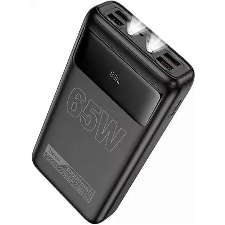 Портативная батарея Hoco DB81 Apollo PD65W 30000 mAh Black - фото 6