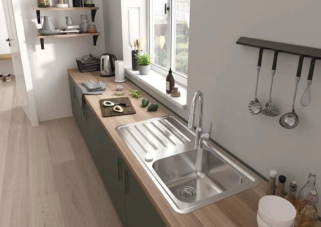 Змішувач Hansgrohe M42-H220 для кухні 2Jet з висувним виливом Sbox Chrome 71820000 Хром - фото 4
