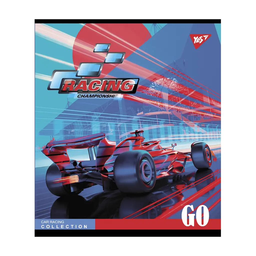 Зошит Yes А5 Racing championship 48 аркушів клітинка (766863), в асортименті - фото 5