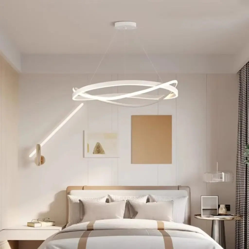 Стильна підвісна LED-люстра Art 2463/600 WH - фото 10
